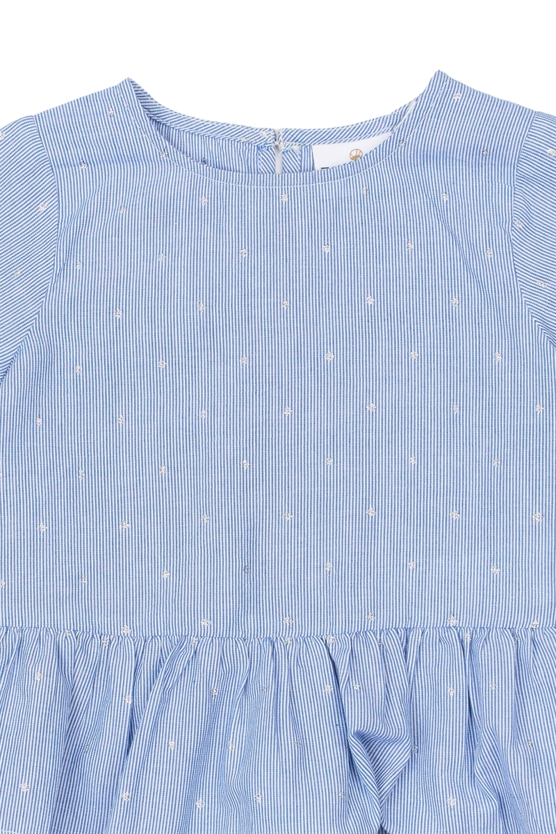 The New Siblings TNSTThea S/S top stribet med glimmer – t-shirt til piger